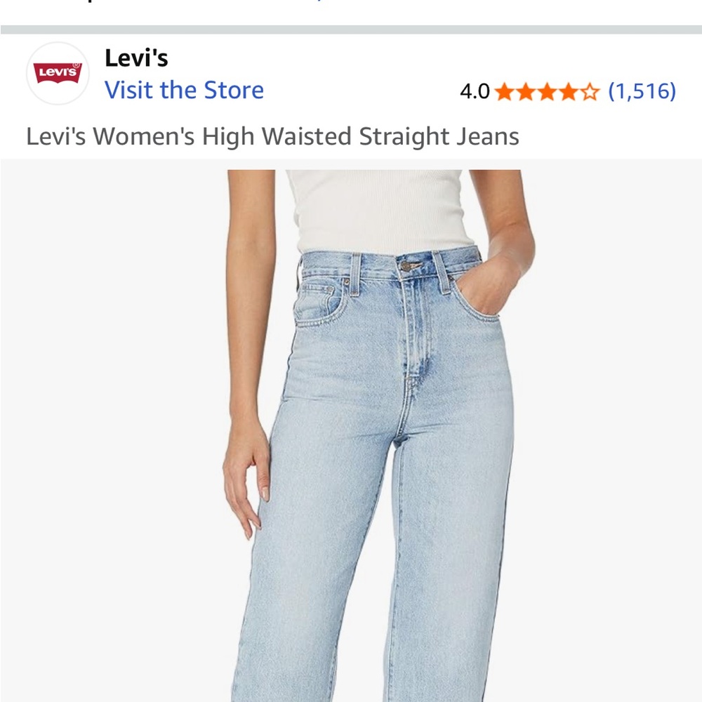 Levi's Women's High Rise Jeans - Light Blue
